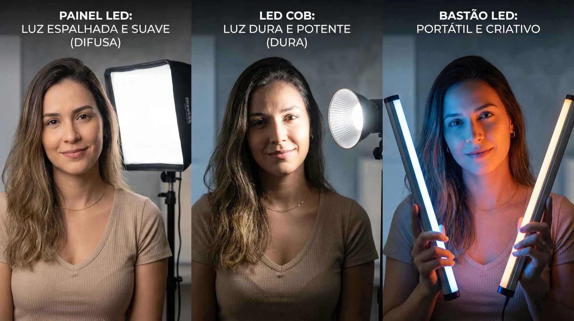tipos-de-iluminaçao-melhor-luz-para-gravar-videos-luz-dura-luz-difusa-rgb-bastao-de-led-exemplo tipos-de-iluminaçao-melhor-luz-para-gravar-videos-luz-dura-luz-difusa-rgb-bastao-de-led-exemplo